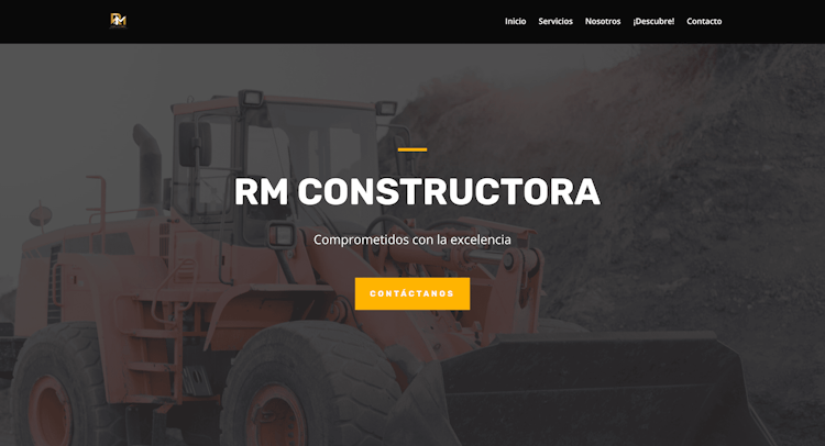 Sitio Web - Constructora RM - imSoft