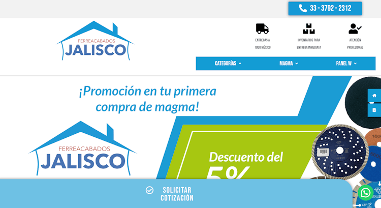 Sitio Web - Ferreacabdos Jalisco - imSoft
