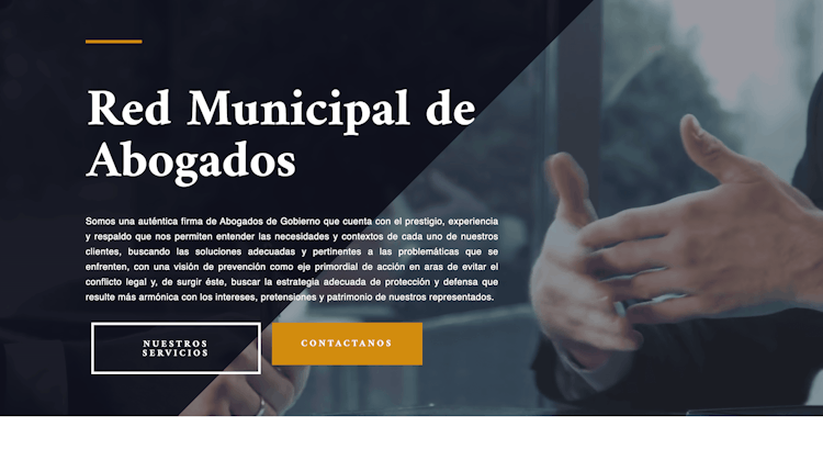 Sitio Web - Red Municipal de Abogados - imSoft